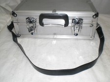 Fotografen Leitz Alukoffer Attache Waffenkoffer Kameratasche Aluminium+Tragegurt