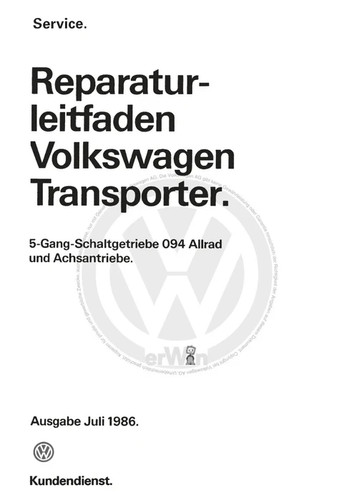 Typ 1980 1992 - vw, 5-gang