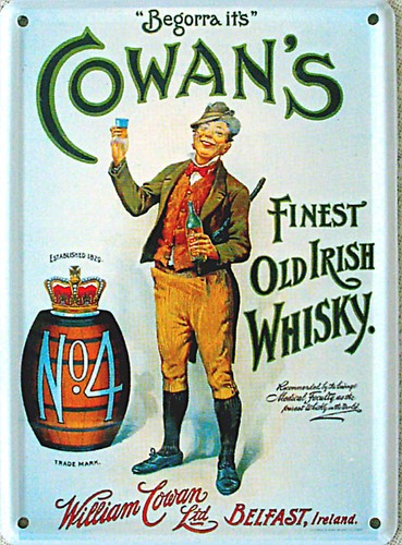 Mini blechschild cowan - mini-blechschild, cowan´s