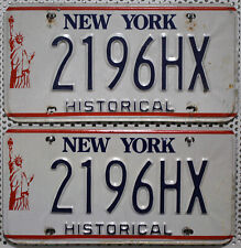 New York Nummernschilder Paar
