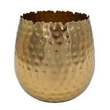 Blumentopf Übertopf Vase gold