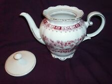Seltmann Weiden Theresia China rot Teekanne ( 1 Ltr.) mit fremdem DECKEL!