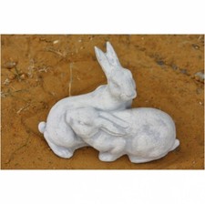 STEINFIGUR 2 HASEN STEINGUSS