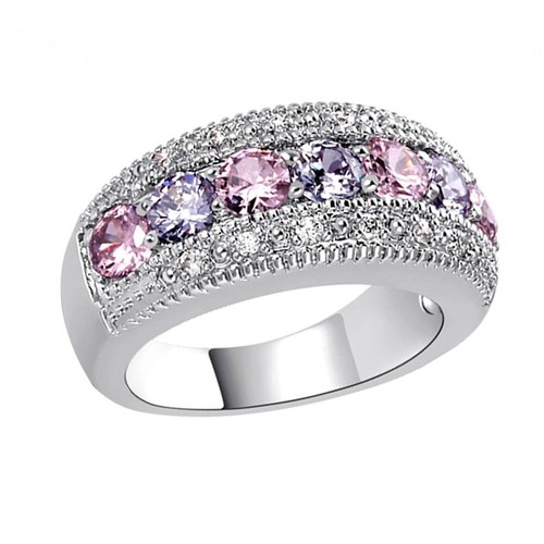 Ring silber mit zirkonia - ,