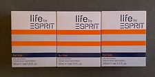 330,00€/Liter - Life by Esprit for Him 3x 30ml Eau de Toilette, neu