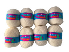 400 g weiße Mohair -Strickwolle "Földvar", aus Ungarn, Stricken, Häkeln, Vintage