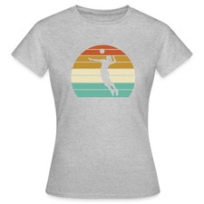Volleyball Beachvolleyball Retro Vintage Frauen T-Shirt