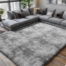 Flauschiger Hochflor Shaggy Teppich, weich & gemütlich für Wohn- & Schlafzimmer