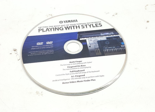 Yamaha 11375 dvd - playing, with