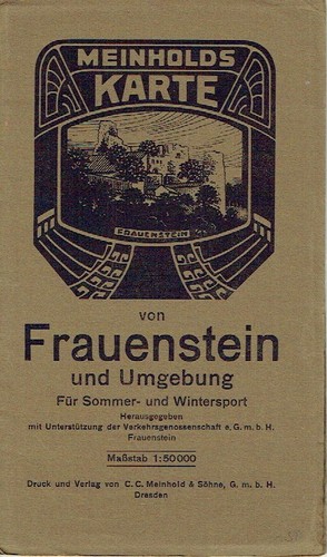 Meinholds karte von - karte,