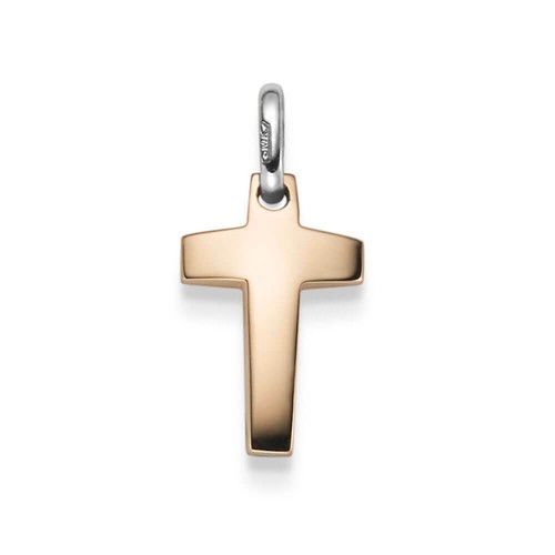 Anhänger kreuz 22x10mm aus - kreuz,
