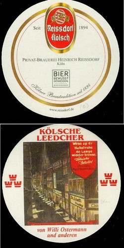 Bierdeckel reissdorf - reissdorf, (2)