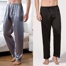Herren Seide Wie Pyjama Hose
