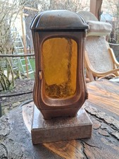 Edle Grablampe aus Bronze /