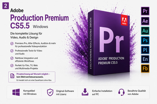 Adobe production premium - premium, cs5.5