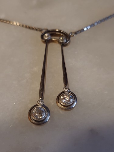 Jugendstil lavaliere 585 - lavaliere, wg/gg