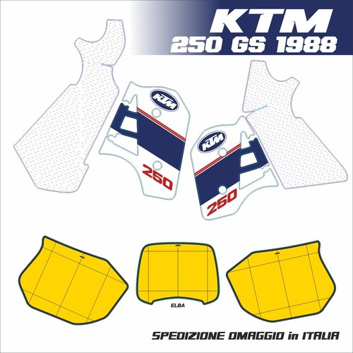 Ktm 250 enduro 1988 mit - 1988,