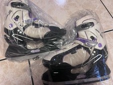 HySkate Schlittschuhe Thinsulate Anti-Shock Weiß-lila Gr. 40 Gebraucht