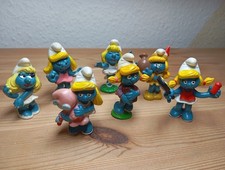 7x Schlümpfe Schleich Bully -