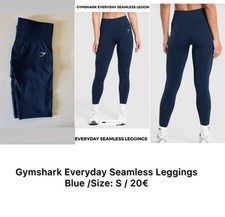 Gymshark Everyday Seamless Leggings Blau Gr. S