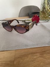 Gianni Versace Sonnenbrille Logo Schildpatt braun MOD.T74 COL.280