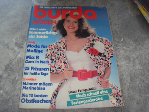 Burda zeitung von juli - zeitung, 1988
