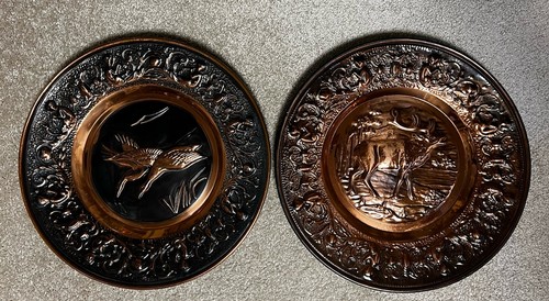 Wandteller verkupfert stück - verkupfert, 2