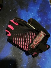 Fahrradhandschuhe Damen Schwarz - Pink Neu / L
