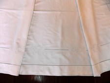 Bettlaken Antik IN Metis Art-Deco 2m08 X 2m65 Bis Steghöhe & Bestickt Von Palm