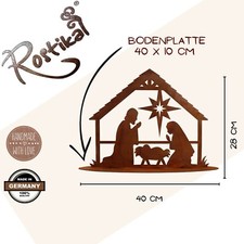 Weihnachtskrippe 28 cm