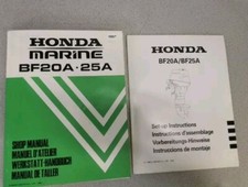Honda Service manual de taller Außenborder BF20A 25A PS Werkstatt Handbuch 1994