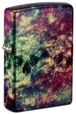 Zippo Galaxy Skull Feuerzeug Made in USA shine schimmer
