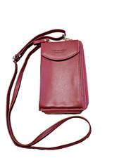 * Damen  Handtasche/ Umhängetasche in Leder-Optik  Dunkelrot  NEU**