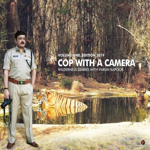 Cop with camera wilderness - with,