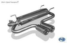 Fox Sportauspuff mittig Mazda