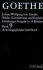 Goethe werke hamburger - goethe,