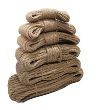 Juteseil ø4 naturhanf - juteseil,
