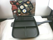 Große Grill-Bratpfanne mit 5