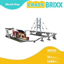 Mould King 16052 Stadtbahn Urban Rail Zug Bahnhof Monorail Klemmbausteine RC