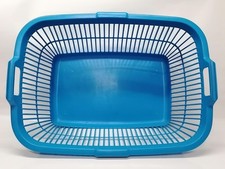 XL DDR Wäschekorb blau 1 Wahl VEB Pneumant Korb Tragekorb 66x49x28,5