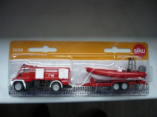 Siku 1636 unimog feuerwehr mit - feuerwehr,