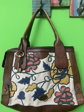 ♡ ? Fossil Schultertasche Leder / Stoff  in mehrfarbig ♡ ?