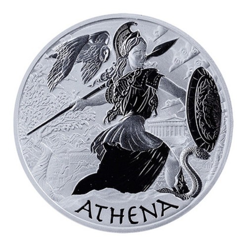 Silver coin gods of - 1,