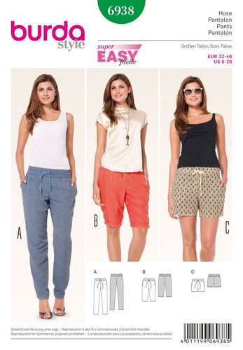 Burda damen easy - easy, schnittmuster