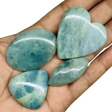 4 Stück Natürlich Aquamarin
