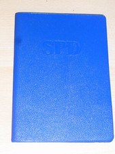 Mitgliedsbuch SPD Stuttgart 1972 - 1985 mit Signatur Willy Brandt