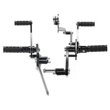 4" CNC Vorverlegt Fußrastenanlage für Honda Shadow 750 C2 AERO Phantom VT750C2