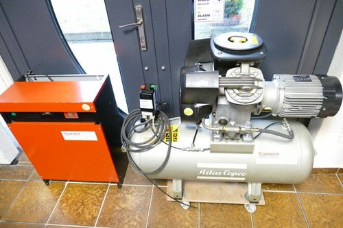 Kompressor atlas copco - le6, mit