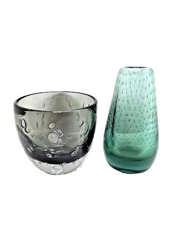 Bubble glas vasen - glas,