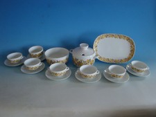 Vintage Hutschenreuther Porzellan Menü Teile Serviceteile Panton Ära (1118-424)